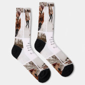 Nieuwe Kerst Custom Duurzame Premium Crew Sock Sokken (Rechts)
