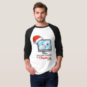  nieuwe kerstcomputer t-shirt (Voorkant volledig)