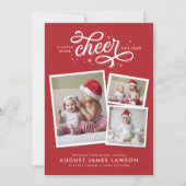 Nieuwe kerstfeestdag voor baby's feestdagenkaart (Voorkant)