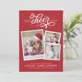 Nieuwe kerstfeestdag voor baby's feestdagenkaart (Staand voorkant)