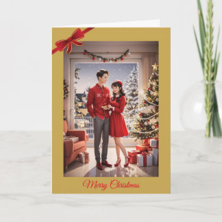 Nieuwe kerstkaart feestdagen kaart