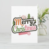 Nieuwe Kerstkaarten: Platte Kerstkaart (Staand voorkant)