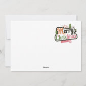 Nieuwe Kerstkaarten: Platte Kerstkaart (Achterkant)