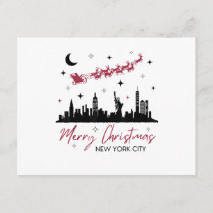 Nieuwe Kerstreis in New York City, Prettig Kerstmi Informatiekaartje