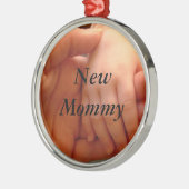 Nieuwe kerstversiering voor mama metalen ornament (Links)