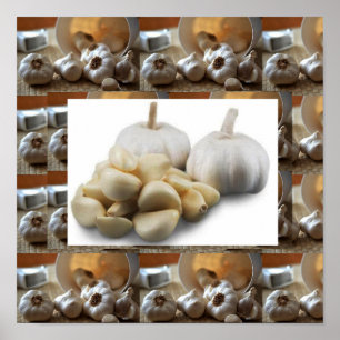 Nieuwe keuken- en keukendecoraties Knoflook Super  Poster