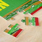 Nieuwe Kinder sport Baseball Puzzle Personalized G Legpuzzel (Zijkant)