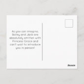 Nieuwe Kitten of Cat Aankondiging Kaart (Achterkant)