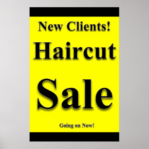Nieuwe klanten: Poster van schoonheidssalon