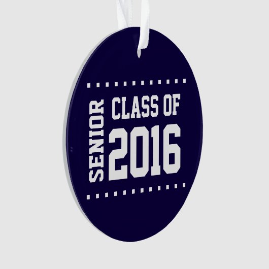 Nieuwe  klasse 2016 Ornament (voorkant)