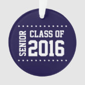 Nieuwe  klasse 2016 Ornament (voorkant)