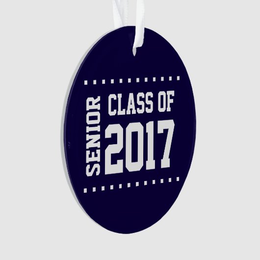 Nieuwe klasse van 2017 ornament (voorkant)