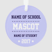 Nieuwe klasse van 2017 ornament (achterkant)