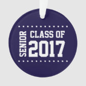 Nieuwe klasse van 2017 ornament (voorkant)