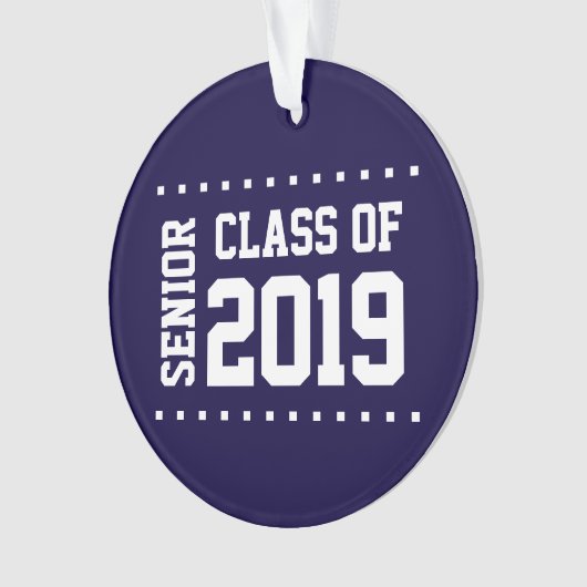 Nieuwe klasse van 2019 ornament (voorkant)