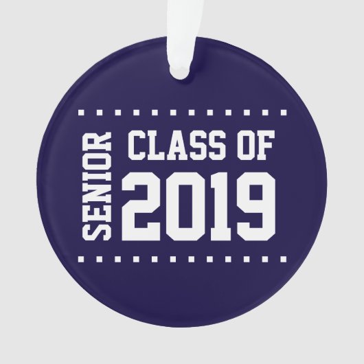 Nieuwe  klasse van 2019 ornament (voorkant)