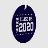 Nieuwe klasse van 2020-versiering ornament (voorkant)