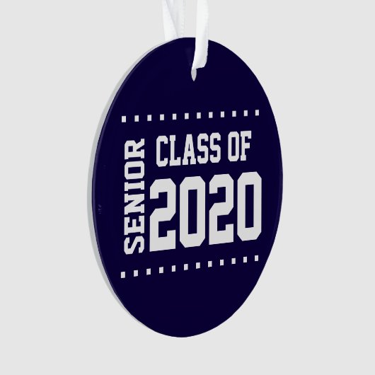 Nieuwe  klasse van 2020-versiering ornament (voorkant)