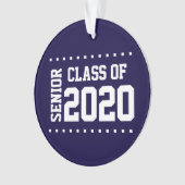 Nieuwe klasse van 2020-versiering ornament (voorkant)