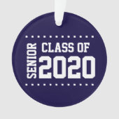 Nieuwe  klasse van 2020-versiering ornament (voorkant)