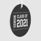 Nieuwe klasse van 2021 ornament (voorkant)
