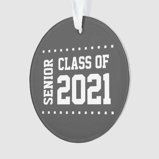 Nieuwe klasse van 2021 ornament (voorkant)