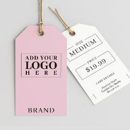 Nieuwe Kleding Logo Prijs Maat Hang Label Design Cadeaulabel