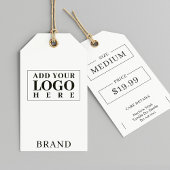 Nieuwe Kleding Logo Prijs Maat Hang Label Design Cadeaulabel