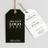 Nieuwe Kleding Logo Prijs Maat Hang Label Design Cadeaulabel