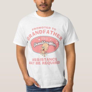 Nieuwe kleindochter gepromoveerd naar grootvader T T-shirt