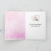 Nieuwe kleindochter kaart (Binnen)