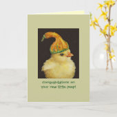 Nieuwe kleine peepkaart kaart (Gele Bloem)