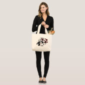 Nieuwe kleuren grote tote bag (Voorkant (model))