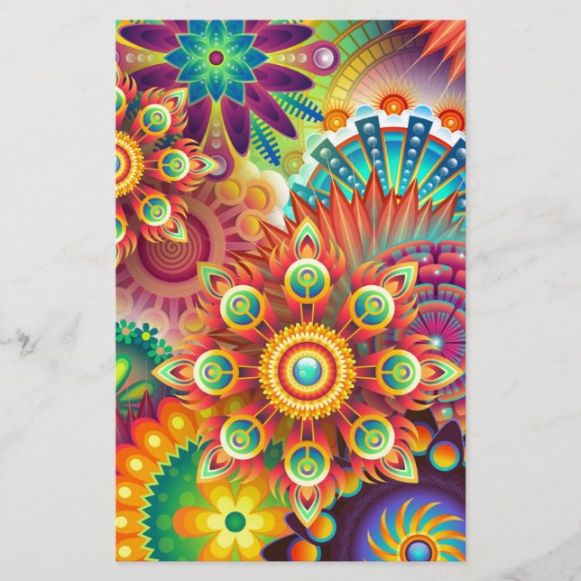 Nieuwe kleurrijke Abstracte backGround (Voorkant)