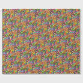 Nieuwe kleurrijke Abstracte backGround Cadeaupapier (Vlak)