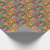 Nieuwe kleurrijke Abstracte backGround Cadeaupapier (Hoek)