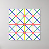 nieuwe kleurrijke cirkel, vierkant en rechthoek, p canvas afdruk (Voorkant)