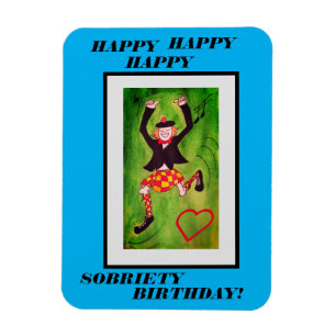 Nieuwe Knees Highland danser nuchterheid verjaarda Magneet