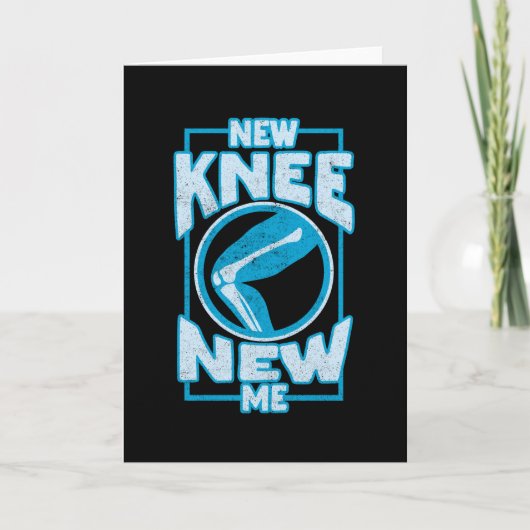 Nieuwe knie, nieuwe knie kaart (Voorkant)