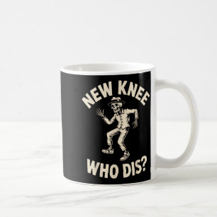 Nieuwe Knie Wie Dis_ Grappig Skelet Dans Halloween Koffiemok