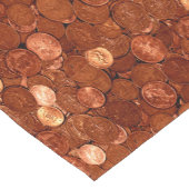 Nieuwe kopermunten korte tafelloper (Hoek)