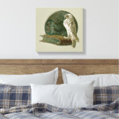  nieuwe kunst met een owl, munt en boek canvas afdruk (Insitu (Slaapkamer))