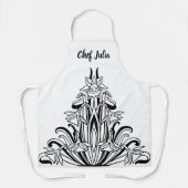  nieuwe kunstbloemen, floral nog leven schort (Voorkant)