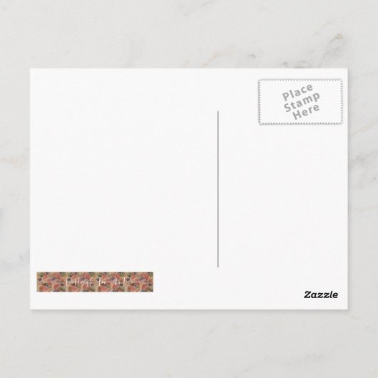  nieuwe kunstdame met Mistletoe Briefkaart (Achterkant)