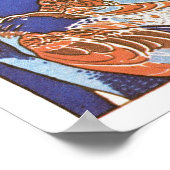  nieuwe kunstdame met voetzoekers poster (Hoek)