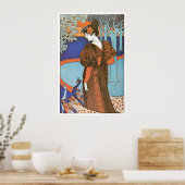  nieuwe kunstdame met voetzoekers poster (Keuken)