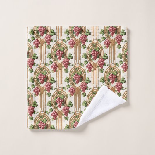  nieuwe kunstdruiven bad handdoek (Wasdoekje)