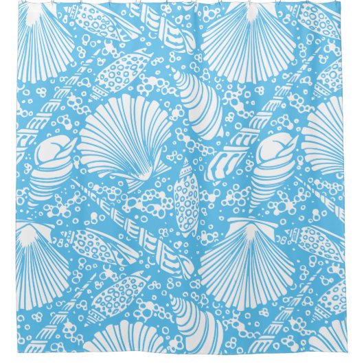  nieuwe kunsthells op de strand douchegordijn (Voorkant)