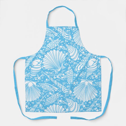  nieuwe kunsthells op de strand schort (Voorkant)