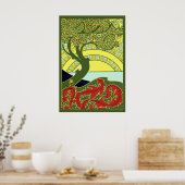  nieuwe kunststructuur en zonsondergang door G. Co Poster (Keuken)